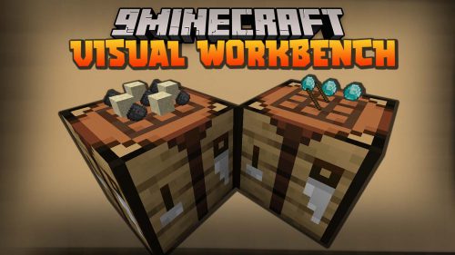 Visual Workbench Mod (1.20.4, 1.19.4) – 3D Crafting Table Thumbnail