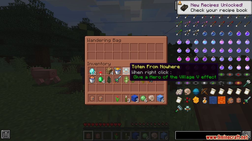 Wandering Bag Mod (1.20.1, 1.19.2) - Wandering Trader Drops 3