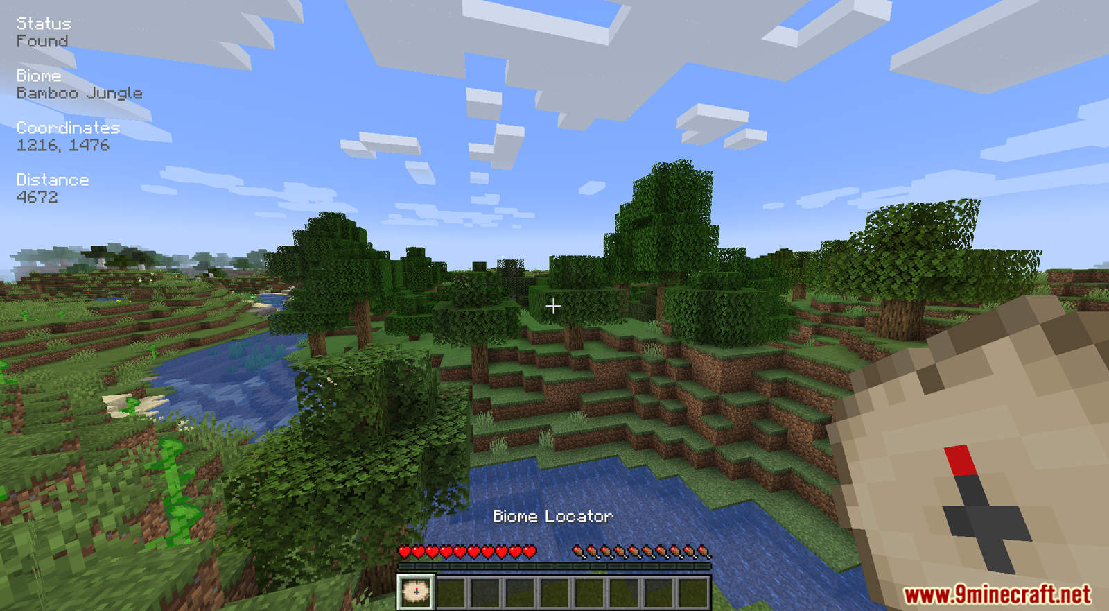 Biome Locator Mod (1.19.2, 1.18.1) - Compass for Biomes 12