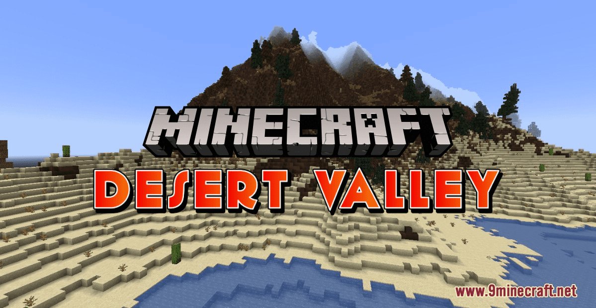 Desert Valley Map (1.20.4, 1.19.4) for Minecraft 1