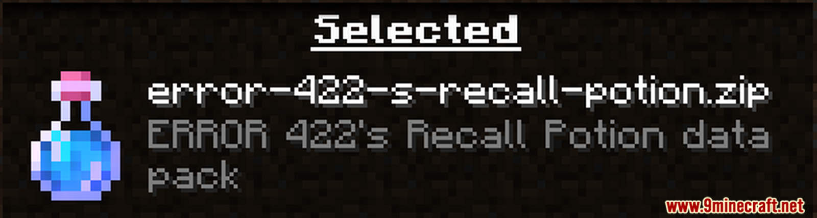 ERROR 442's Recall Potion Data Pack (1.18.2, 1.17.1) - Teleportation Potion 11