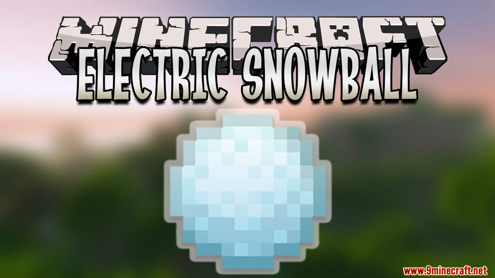 Electric Snowball Data Pack 1.17.1 (Powerful Snowball and Sword) 1