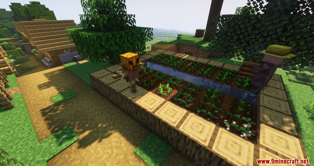 Feders Scarecrows Mod 1.17.1 (Scarecrows, Prevention) 2