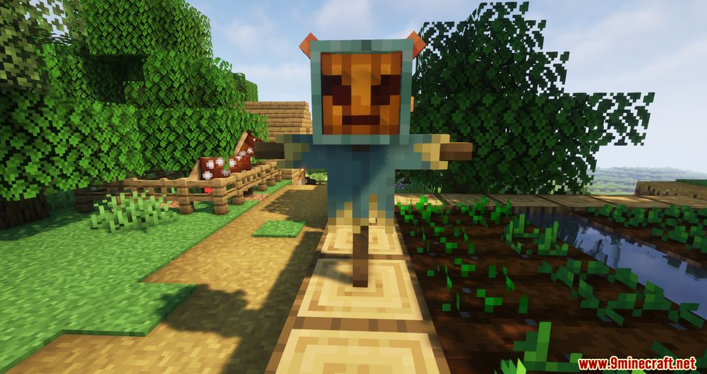 Feders Scarecrows Mod 1.17.1 (Scarecrows, Prevention) 8