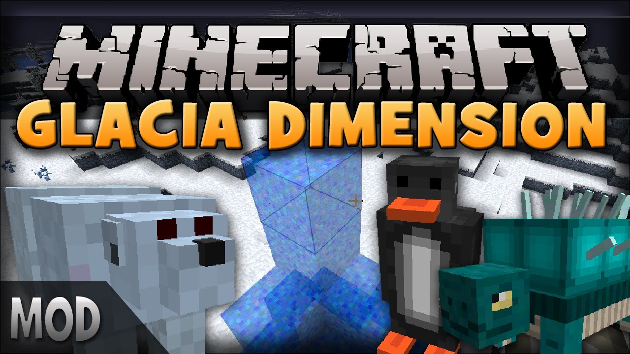 Glacia Dimension Mod (1.15.2, 1.14.4) - Penguins, Turtles 1