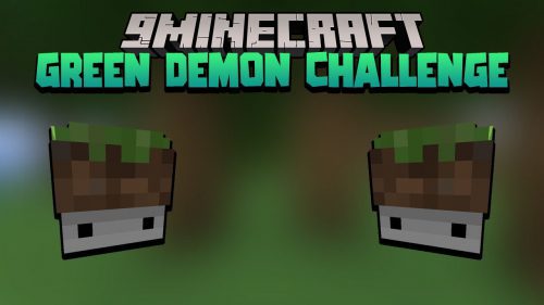 Green Demon Challenge Data Pack (1.18.2, 1.17.1) – Speedrunning Challenge Thumbnail