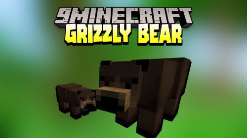 Grizzly Bear Mod (1.20.1, 1.19.4) – Territorial Neutral Mob Thumbnail