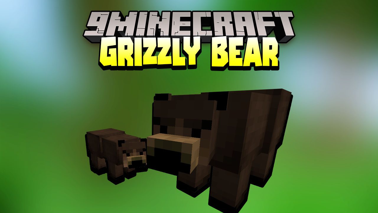 Grizzly Bear Mod (1.20.1, 1.19.4) - Territorial Neutral Mob 1