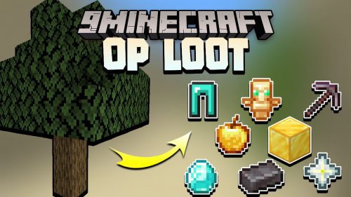 Logs Drop OP Loot Data Pack (1.19.3, 1.18.2) – OP Items from Woods Thumbnail