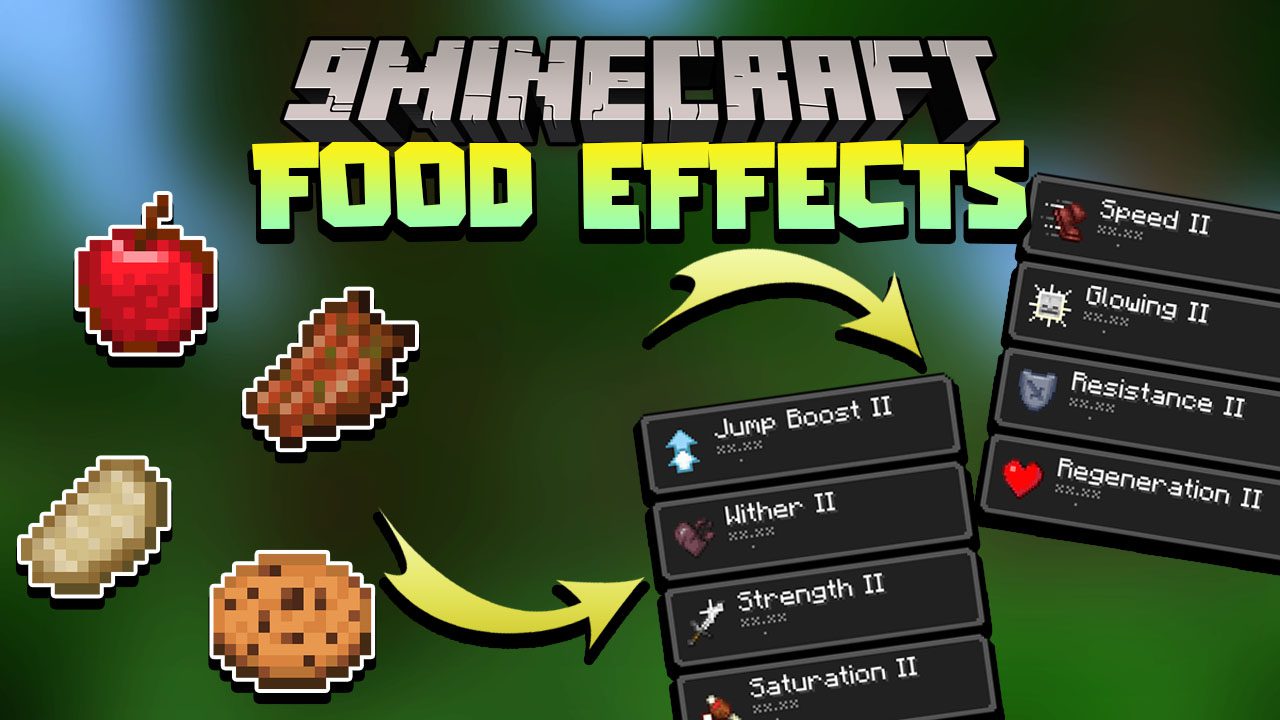 Minecraft But Eating Gives Random Effects Data Pack (1.19.3, 1.18.2) 1