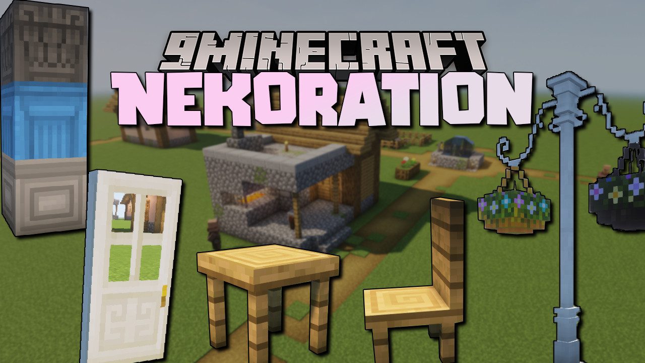 Nekoration Mod (1.19.2, 1.18.2) - Decoration, Furniture 1