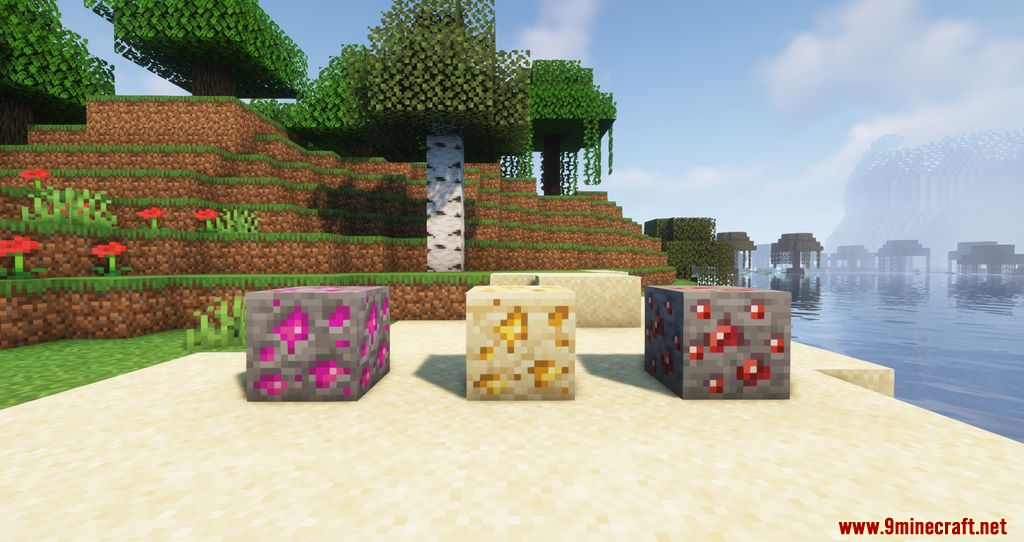 Unreal Ores Mod 1.16.5 (Ores, Weapons) 2