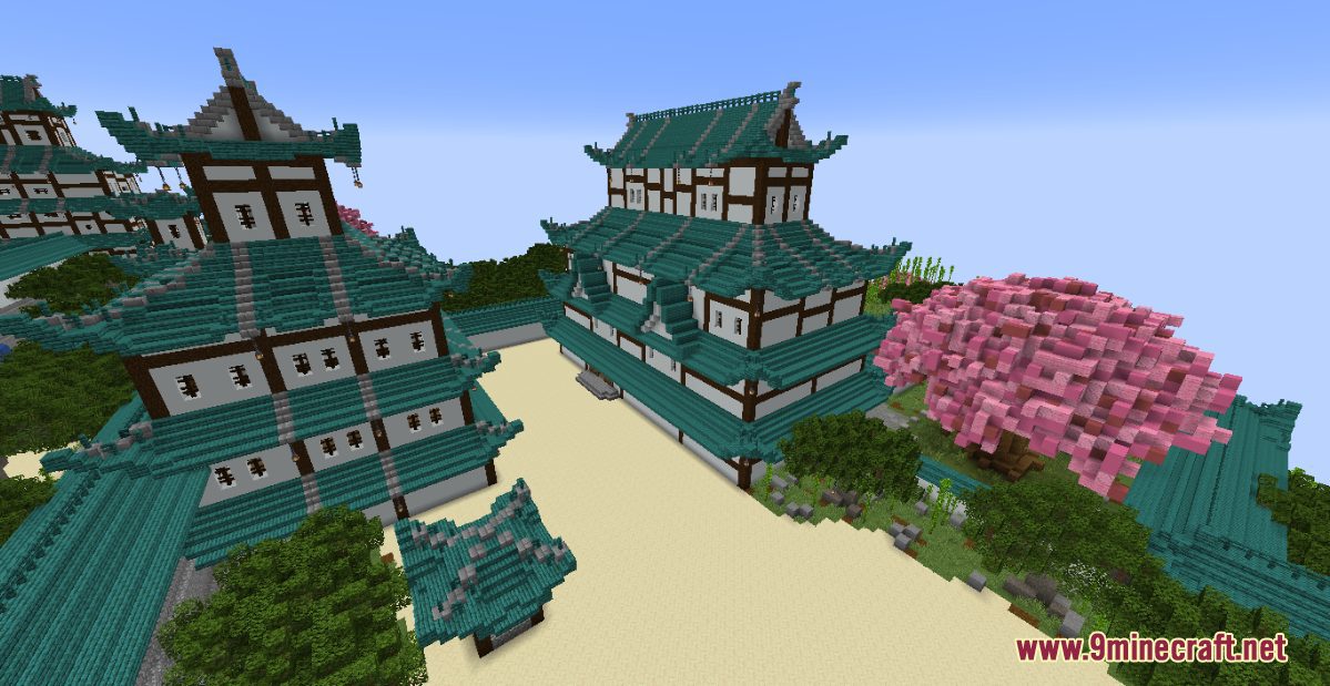 Asian Castle Map (1.20.4, 1.19.4) for Minecraft 2