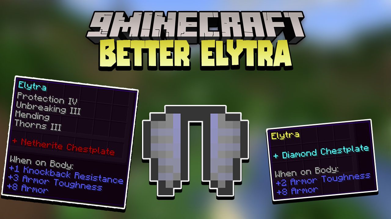 Better Elytra Data Pack (1.19.3, 1.18.2) - Armored Elytra 1