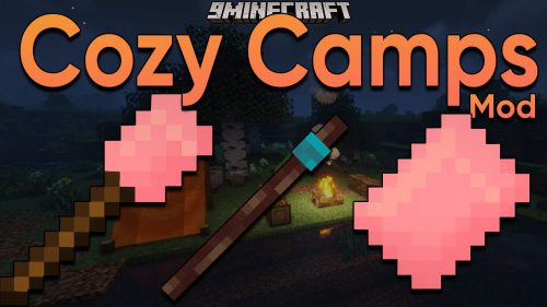 Cozy Camps Mod 1.17.1 (Tents, Marshmallow) Thumbnail