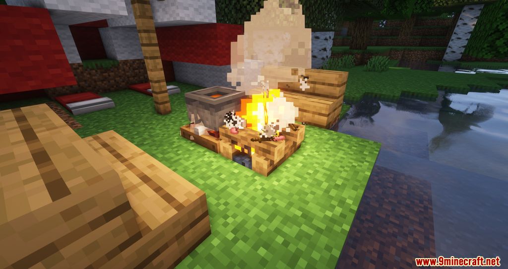 Cozy Comforts Mod (1.17.1, 1.16.5) - Camping, Furniture 2