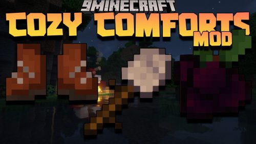 Cozy Comforts Mod (1.17.1, 1.16.5) – Camping, Furniture Thumbnail