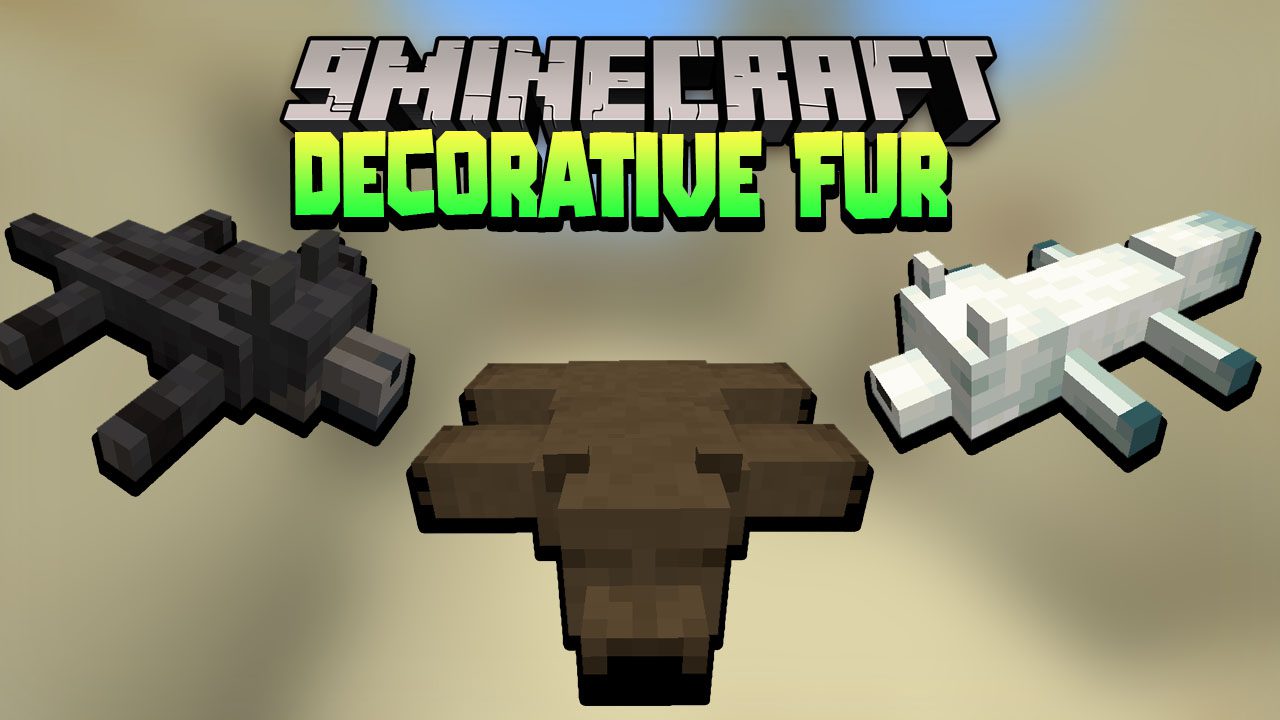 Decorative Fur Rugs Data Pack (1.19.3, 1.18.2) - Items, Decoration 1