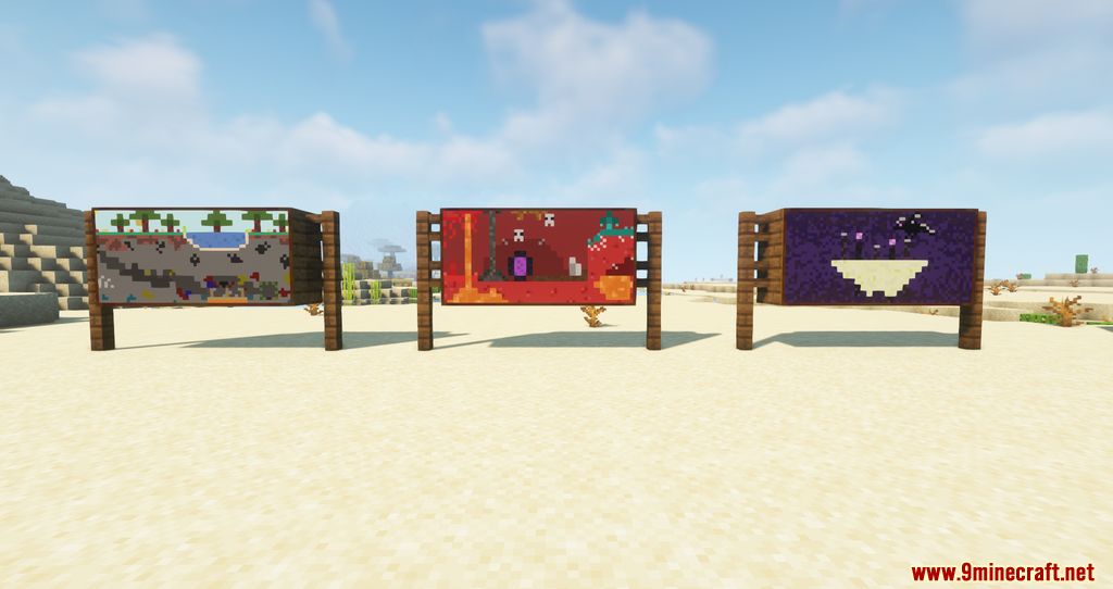 Dimensional Painting Mod (1.21.1, 1.20.1) - Paintings, Decorative, Travel 2