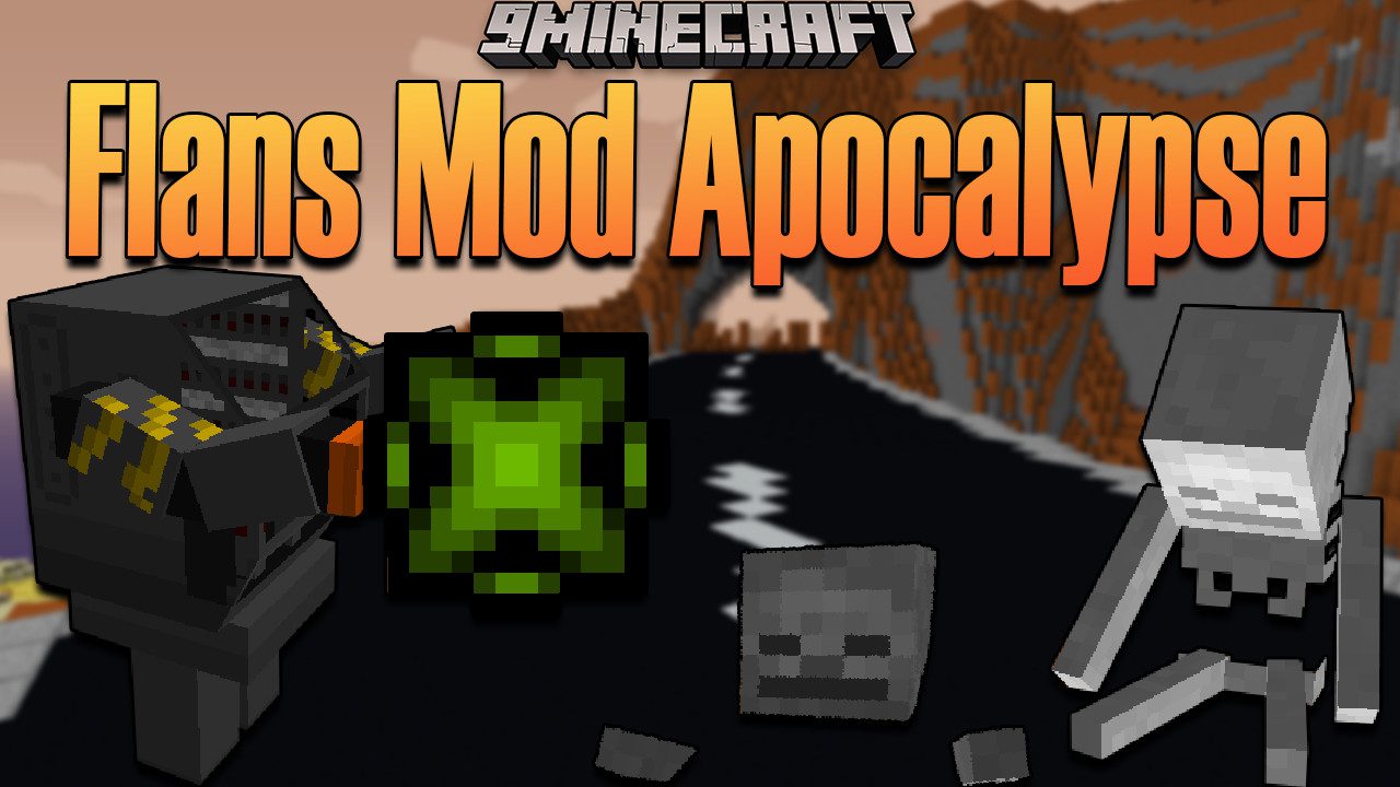 Flans Apocalypse Mod 1.12.2 (Weapons, Suit) 1