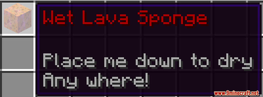 Lava Sponge Data Pack (1.18.2, 1.17.1) - Lava Removal 10