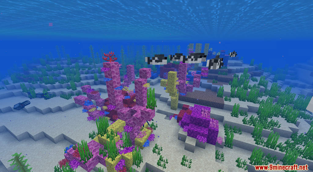 Marine Life Data Pack (1.18.2, 1.17.1) - Ocean Creatures 4