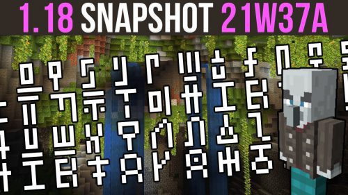 Minecraft 1.18 Snapshot 21w37a (Illager Rune Font) Thumbnail