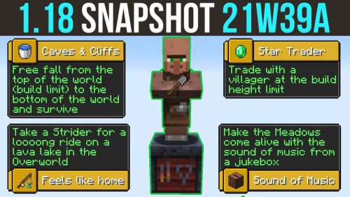 Minecraft 1.18 Snapshot 21w39a (Redesigned Status Effect Layout) Thumbnail