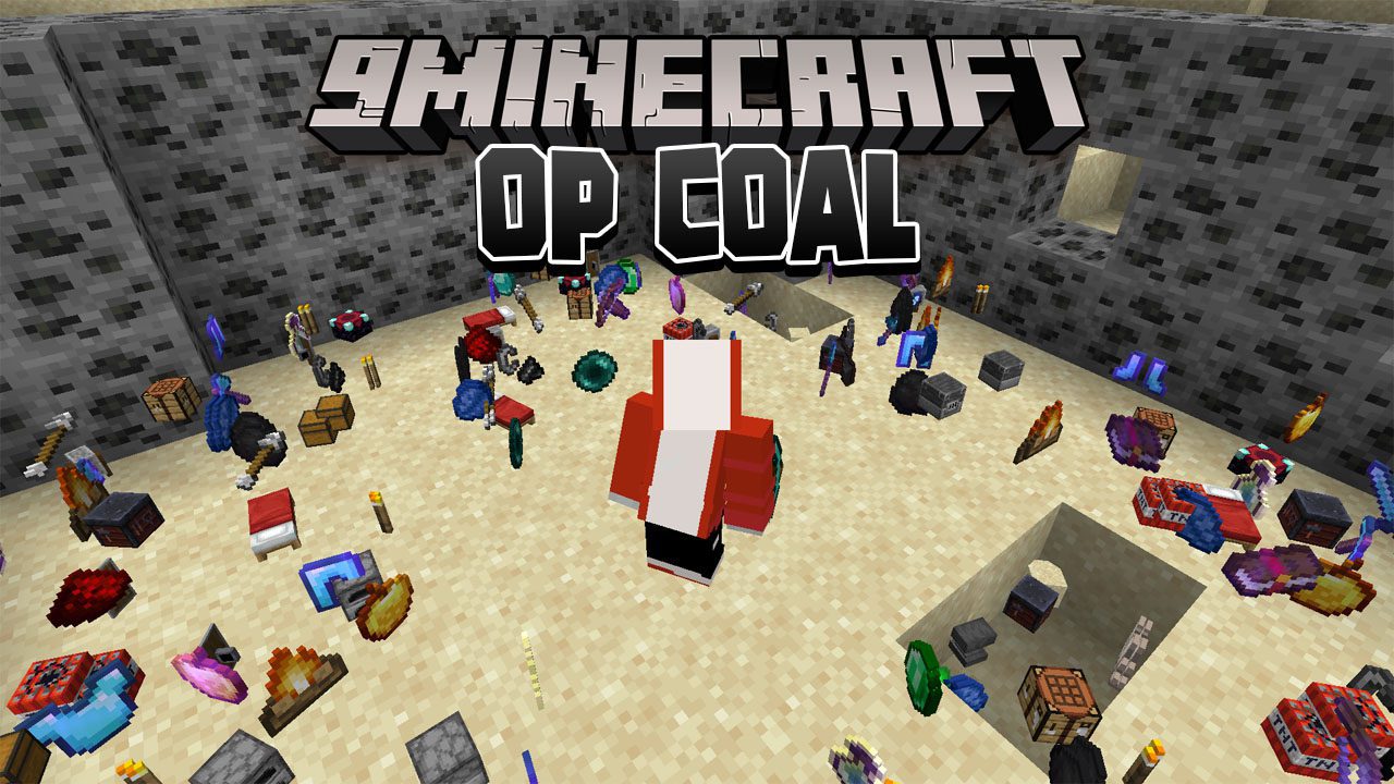 Minecraft But Coal Ore Drop OP Data Pack (1.20.6, 1.20.1) 1