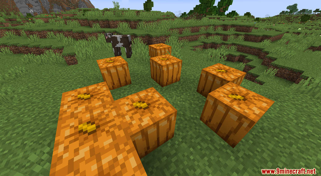 Minecraft But Pumpkin Drops OP Items Data Pack 1.18.1, 1.17.1 (OP Pumpkin) 2