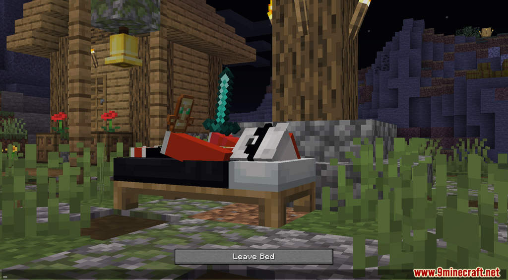 Minecraft But Sleeping Drops OP Loots Data Pack (1.18.2, 1.17.1) 6