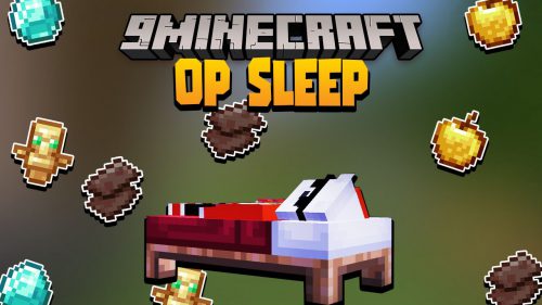 Minecraft But Sleeping Drops OP Loots Data Pack (1.18.2, 1.17.1) Thumbnail