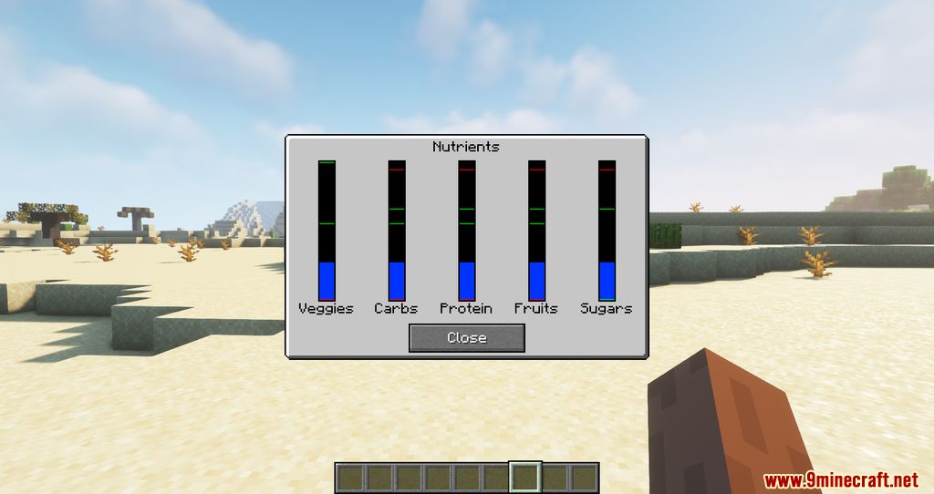 Nutritional Balance Mod (1.20.2, 1.19.3) - Difficulty, Eating 2