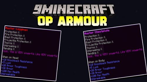 OP Armour Data Pack 1.18.1, 1.17.1 (Becomes Invincible) Thumbnail