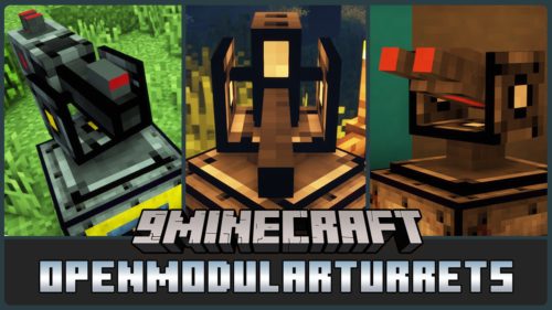 OpenModularTurrets Mod 1.12.2, 1.11.2 (Security Turrets) Thumbnail