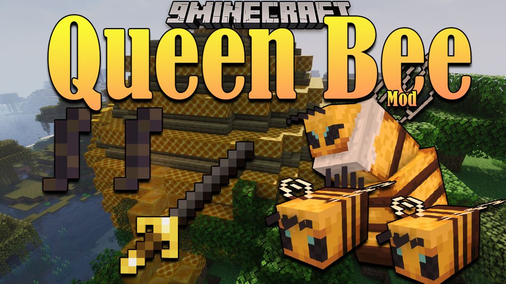 Queen Bee Mod (1.19.4, 1.18.2) - Boss, Entity 1