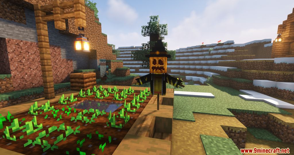 Scarecrow's Territory Mod (1.20.4, 1.19.4) - Scarecrow, Crops Protector 2