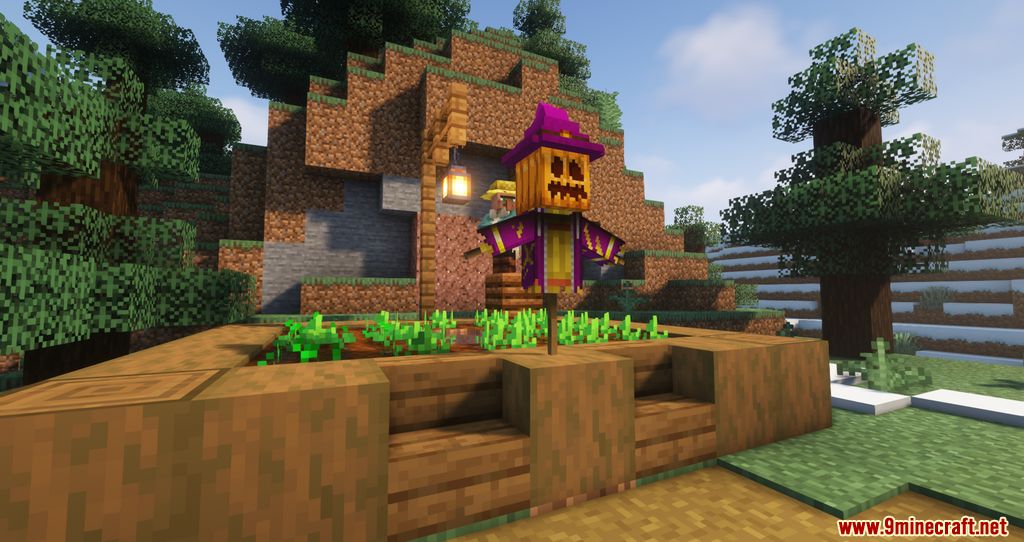 Scarecrow's Territory Mod (1.19.4, 1.18.2) - Scarecrow, Crops Protector 3