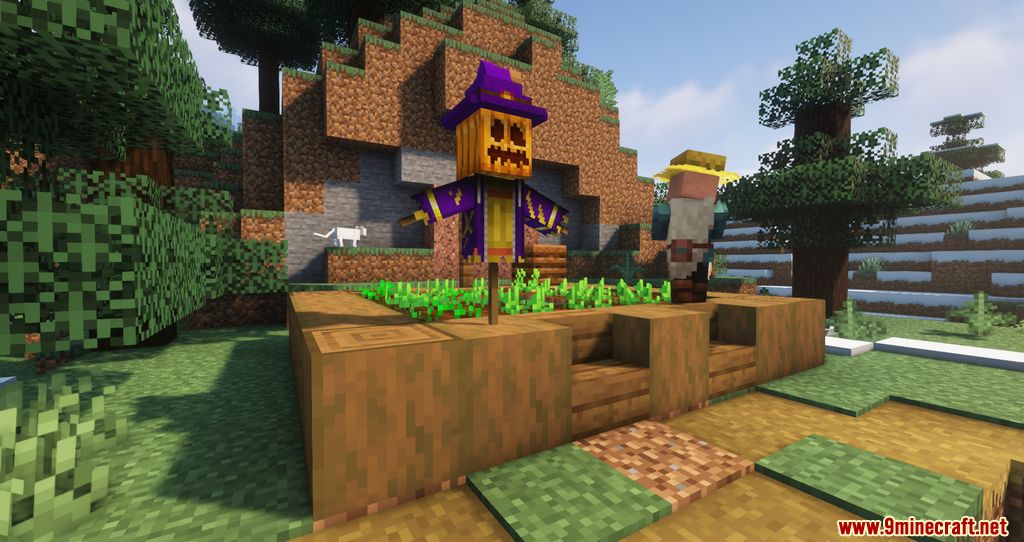 Scarecrow's Territory Mod (1.19.4, 1.18.2) - Scarecrow, Crops Protector 4