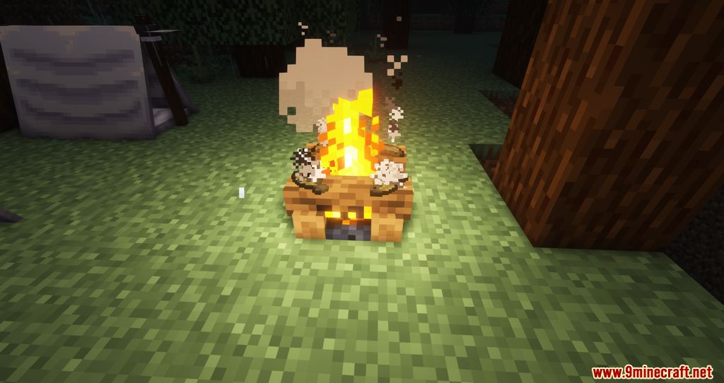 Simply Camping Mod 1.17.1 (Campfire, Adventure) 7