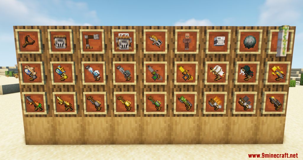 Stupid Weapons Mod (1.16.5, 1.15.2) - Firearms, Silly Artifacts 2