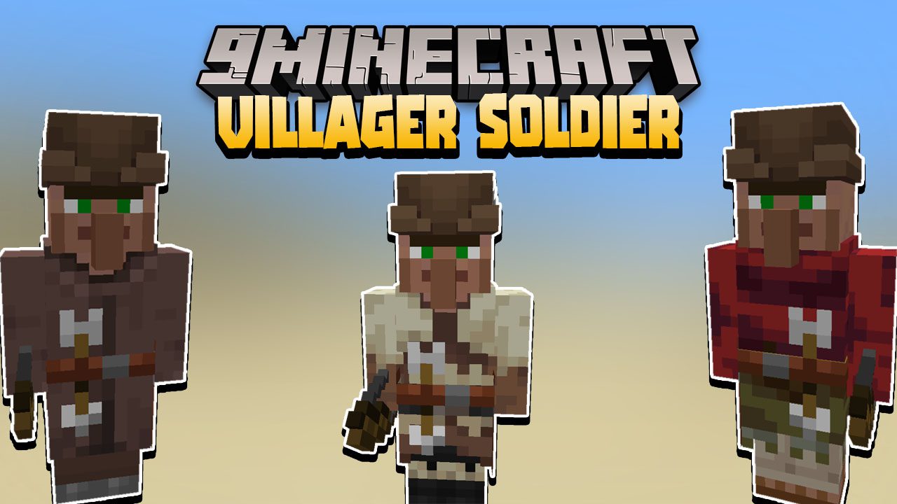 Villager Soldiers Data Pack (1.19.3, 1.18.2) - Armed Villagers 1