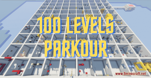 Parkour 100 Levels Map 1.17.1 for Minecraft Thumbnail