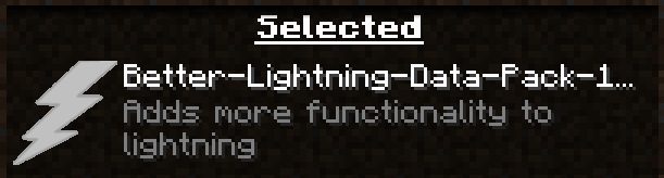 Better Lightning Data Pack (1.18.2, 1.17.1) - Lightning, Functionality 11