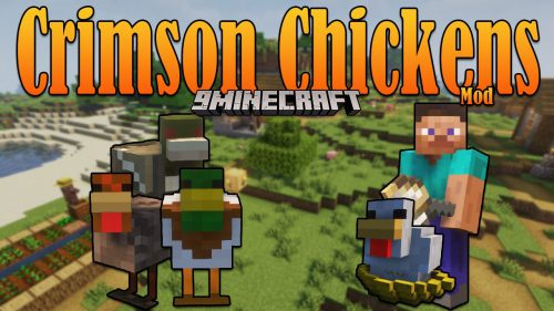 Crimson Chickens Mod (1.18.2, 1.17.1) – Nesting Chickens into your Base Thumbnail