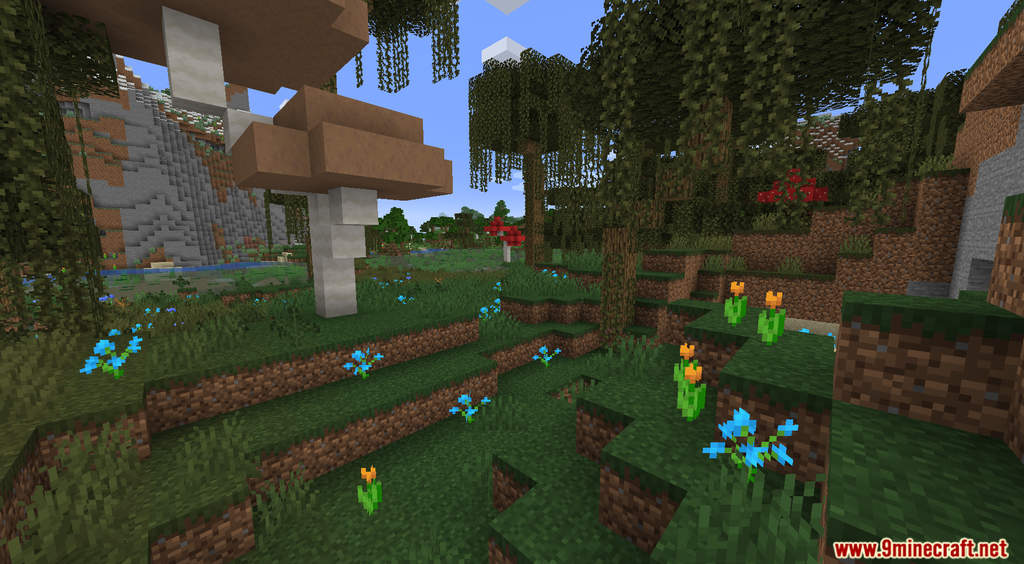 Funky Flora Data Pack (1.18.2, 1.17.1) - Botany Life 4