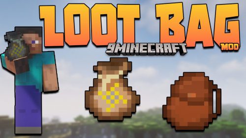 Loot Bag Mod (1.20.4, 1.19.4) – Looting Upon Defeating Monsters Thumbnail