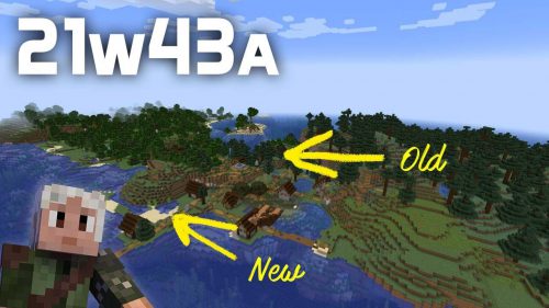 Minecraft 1.18 Snapshot 21w43a (World Upgrade Blending) Thumbnail