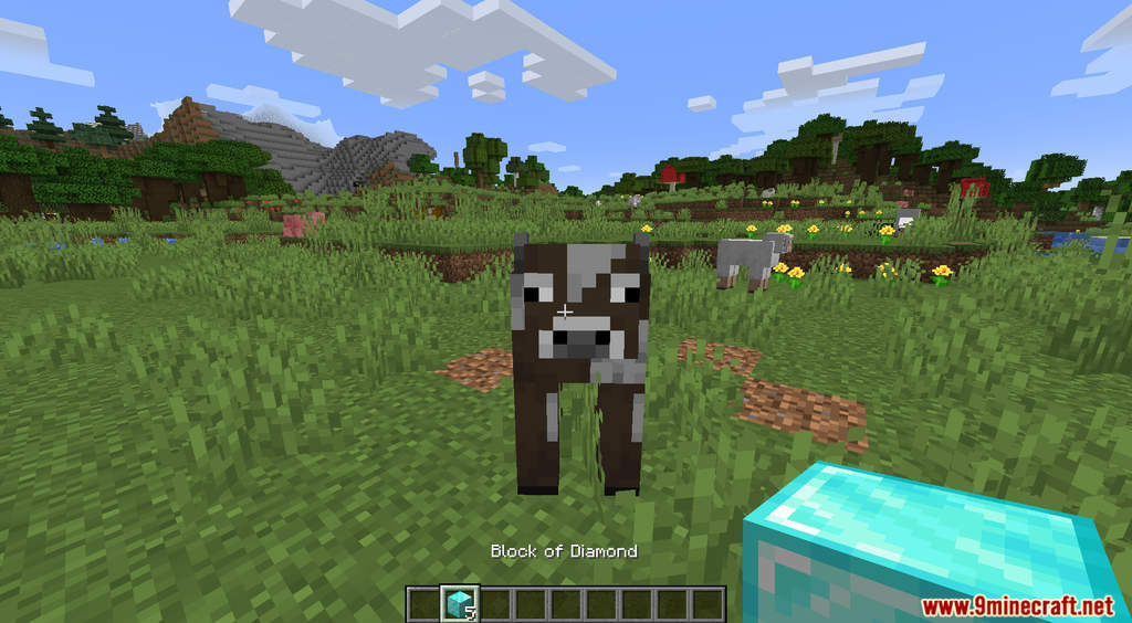 Minecraft But Cows Make Ore Not Milk Data Pack 1.17.1 (Resource Cows) 3