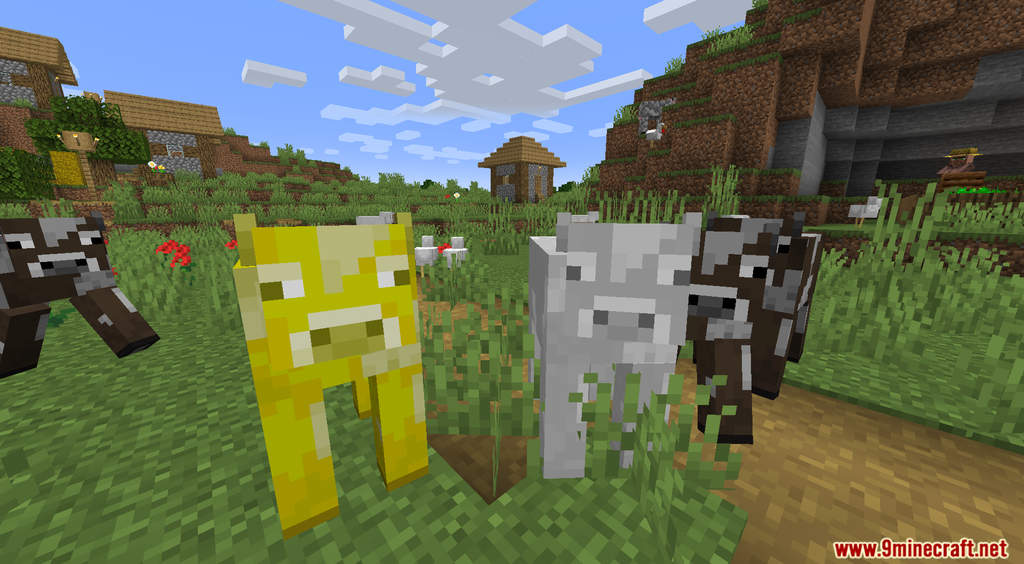 Minecraft But Cows Make Ore Not Milk Data Pack 1.17.1 (Resource Cows) 7